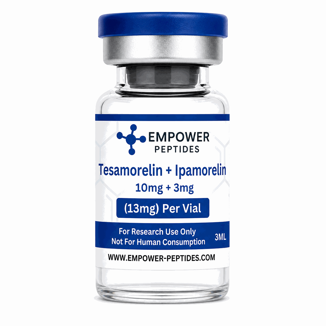 Tesamorelin (10mg) + Ipamorelin (3mg) – Research Peptide Blend