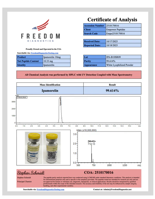 Ipamorelin – Growth and Performance Peptide