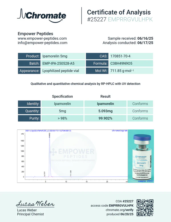 Ipamorelin – Growth and Performance Peptide Ipamorelin – Growth and Performance Peptide